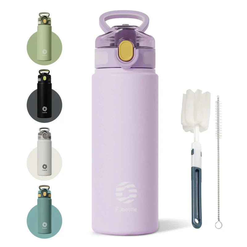 Gourde Isotherme Deluxe avec Paille intégrée