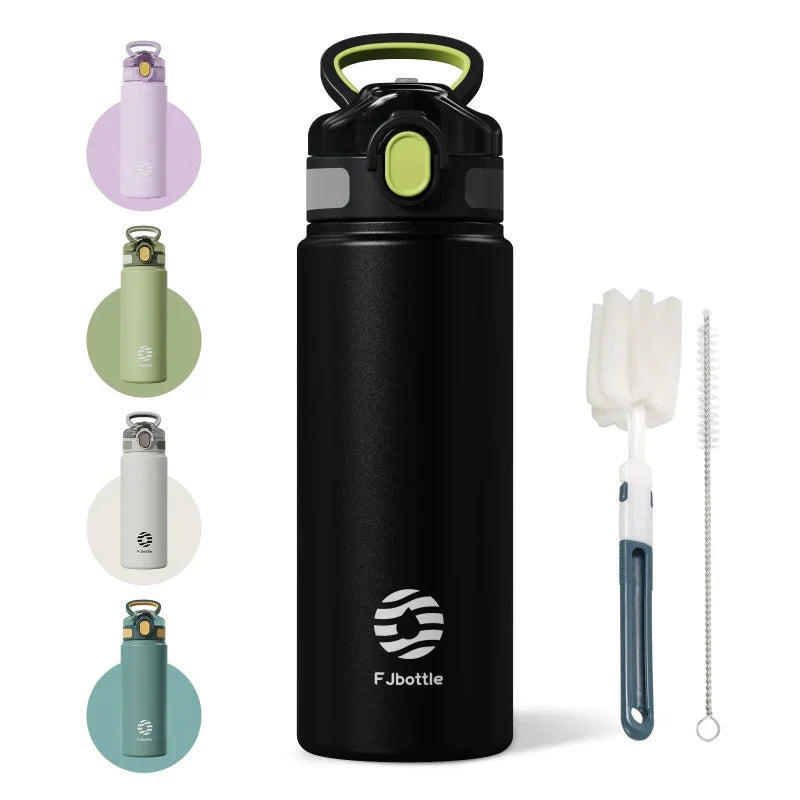 Gourde Isotherme Deluxe avec Paille intégrée