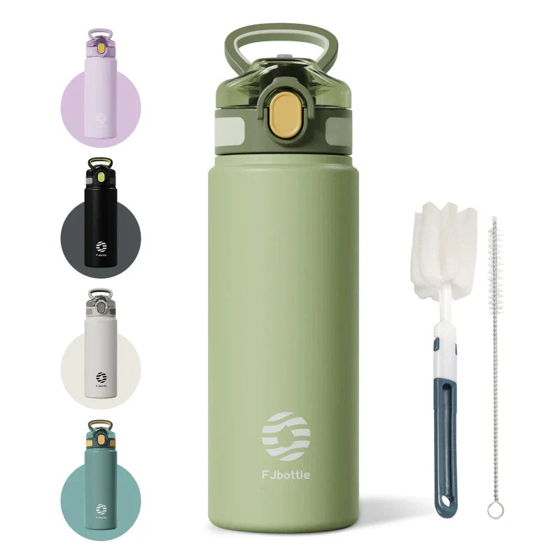 Gourde Isotherme Deluxe avec Paille intégrée
