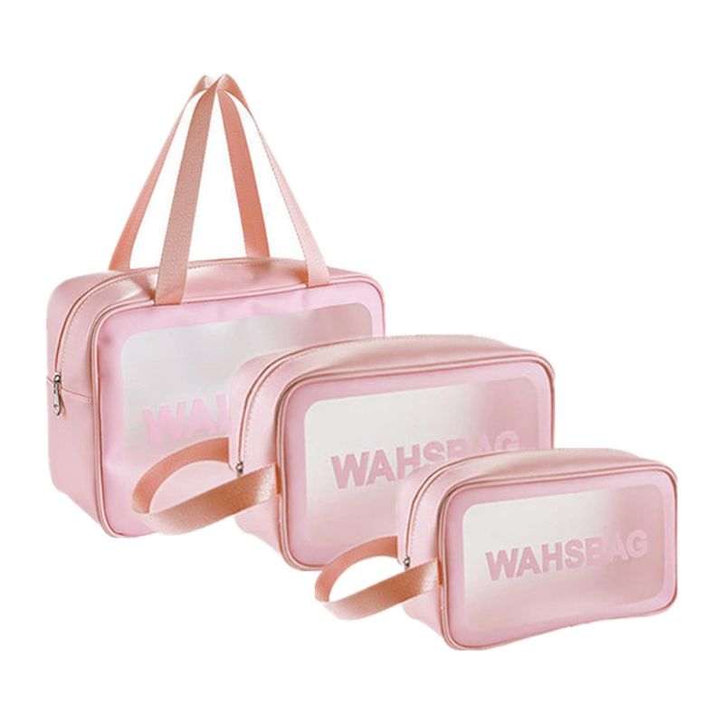 Trousse de Toilette Transparente - Parfaite pour l'Avion