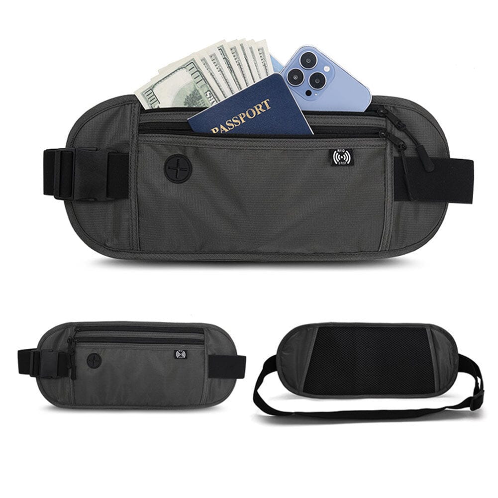 Ceinture Portefeuille de Voyage Invisible - Sécurité Anti-RFID