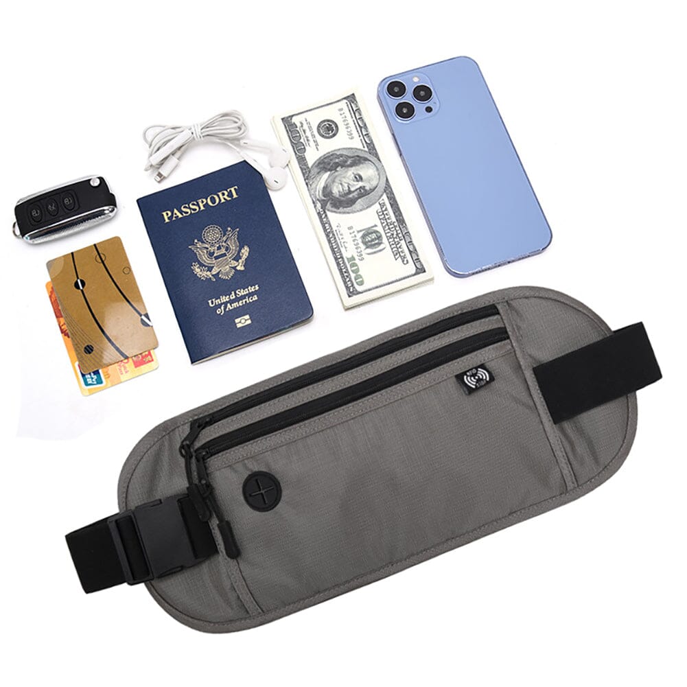 Ceinture Portefeuille de Voyage Invisible - Sécurité Anti-RFID