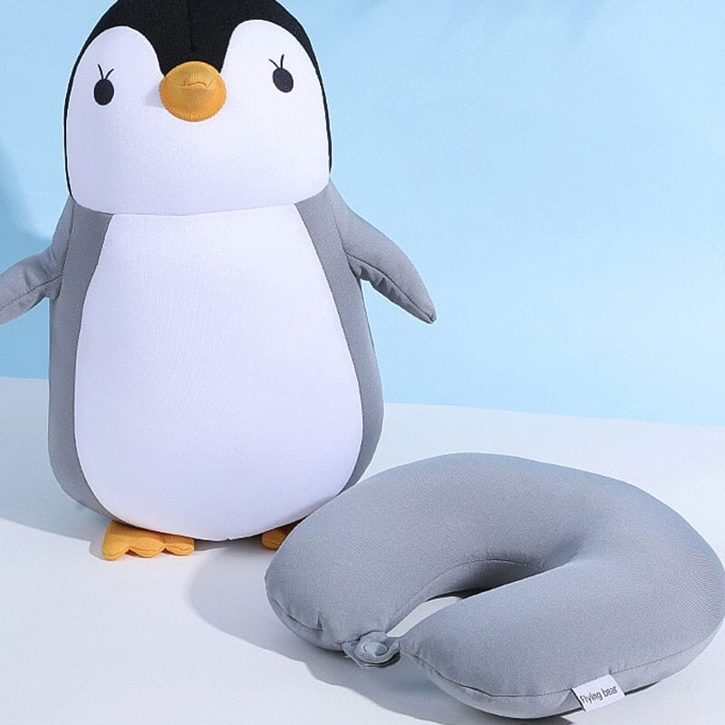 Coussin de Voyage Pingouin 2-en-1