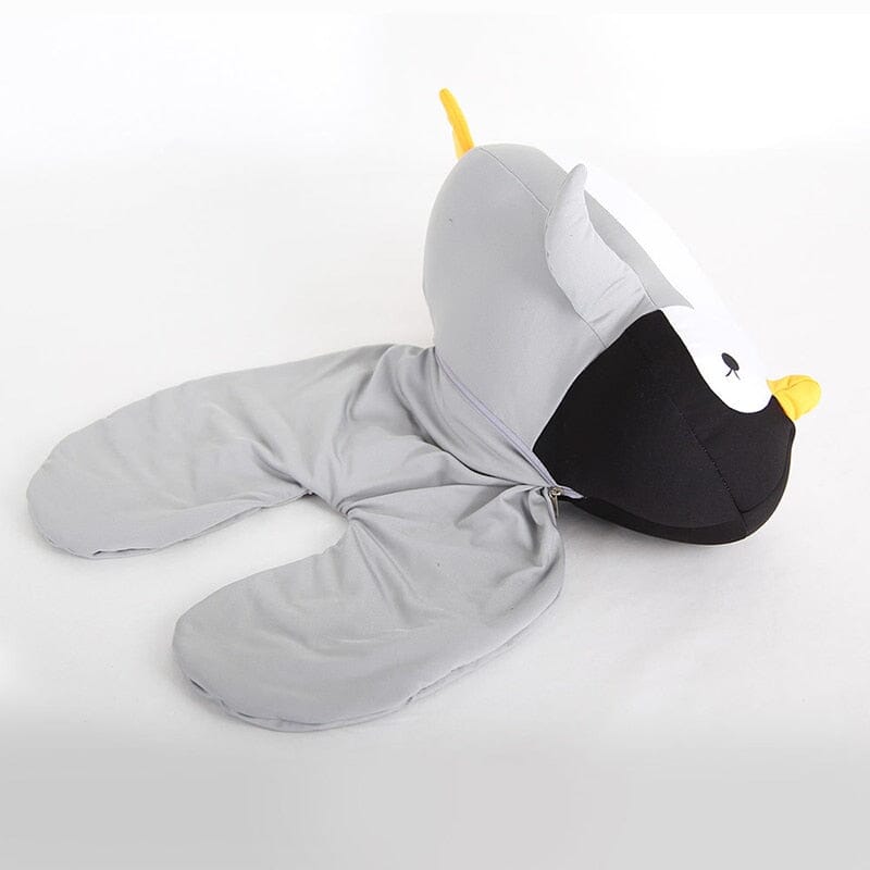 Coussin de Voyage Pingouin 2-en-1
