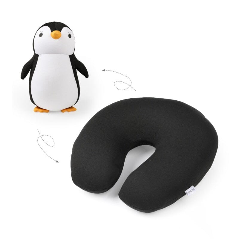 Coussin de Voyage Pingouin 2-en-1