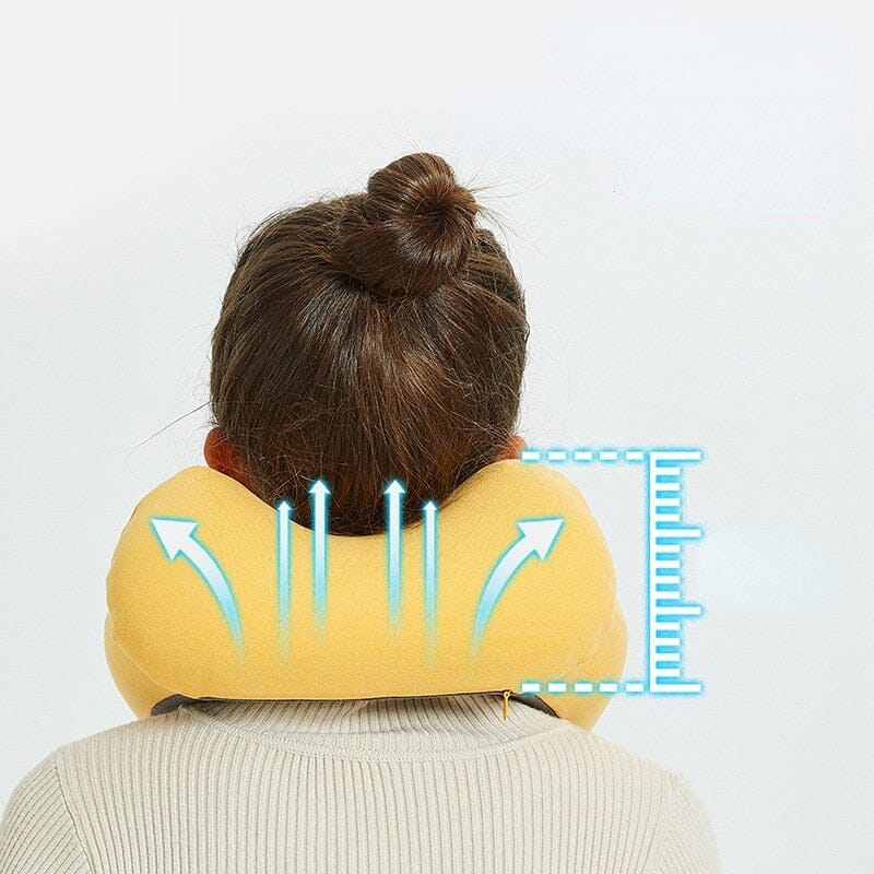 Coussin de Voyage Gonflable pour Repose-Tête