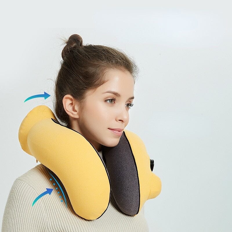 Coussin de Voyage Gonflable pour Repose-Tête