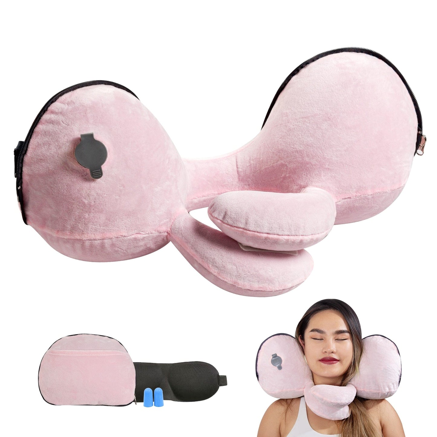 Coussin de Voyage Gonflable NeckPillow Foldable