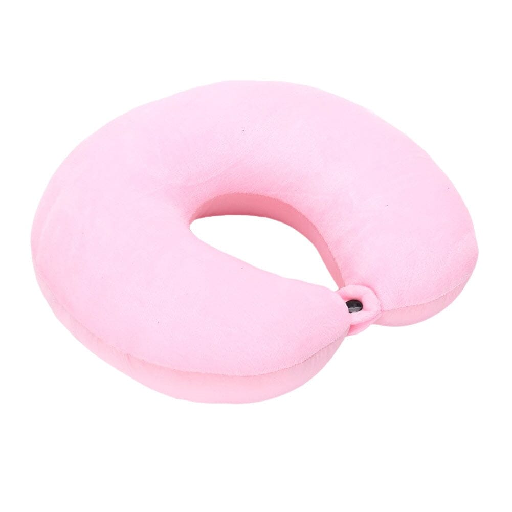 Coussin de Voyage Microbilles Confort - Rose
