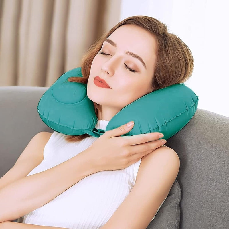 Coussin de Voyage Gonflable pour la Nuque