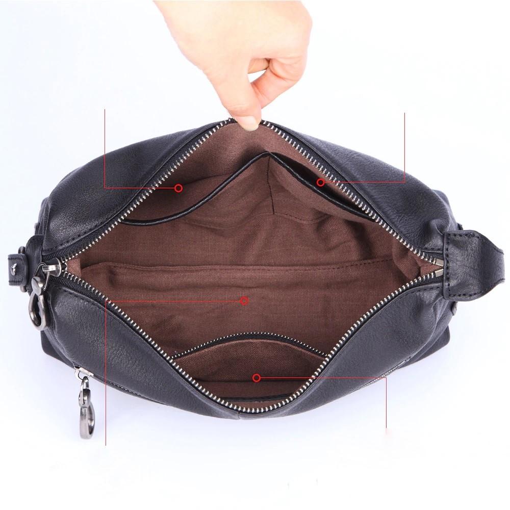 Trousse de Toilette Homme Deep Forest™ en Cuir Noir