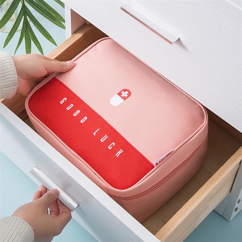 Trousse à Pharmacie de Voyage Vide Good Luck (Rose)