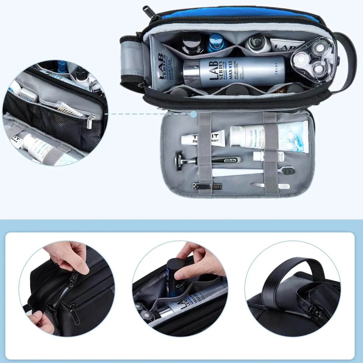 Trousse de Toilette Homme Voyage