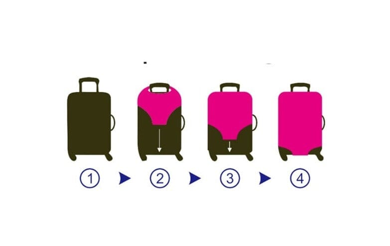 Housse de Valise Love Travel
