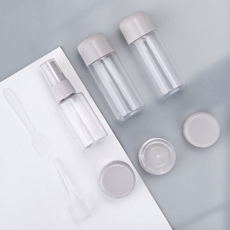 Kit de Voyage Avion : Essentiels Toilette (6 Flacons)