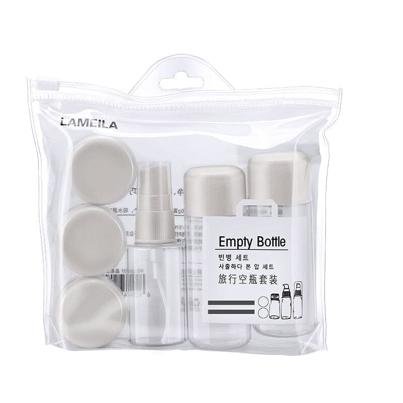 Kit de Voyage Avion : Essentiels Toilette (6 Flacons)