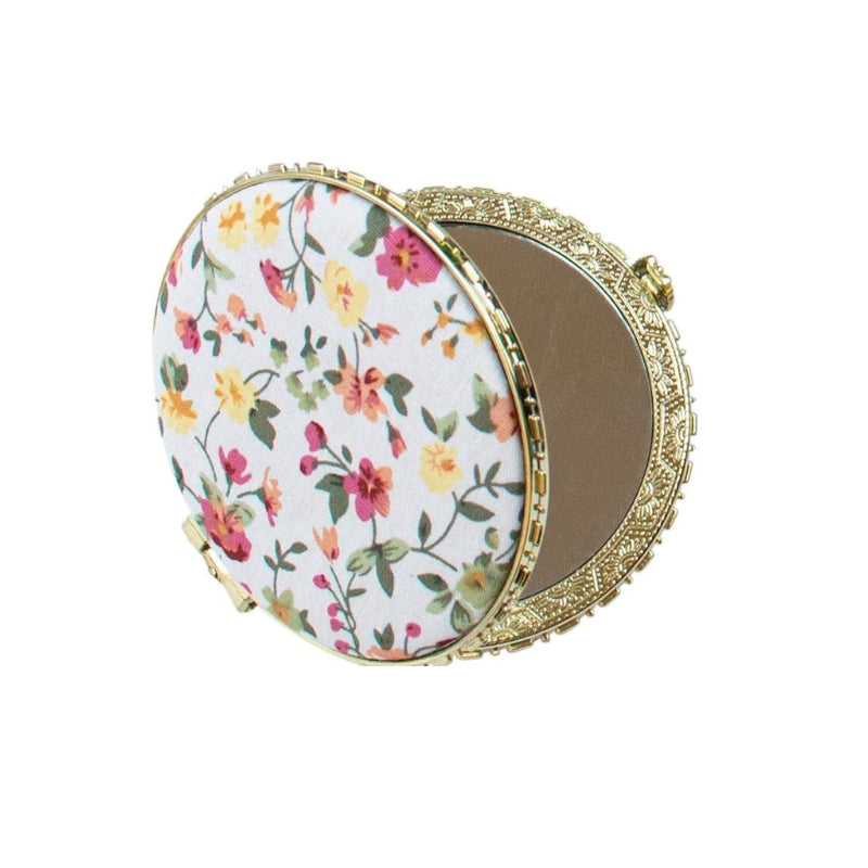 Miroir de Poche en Tissu Glamour