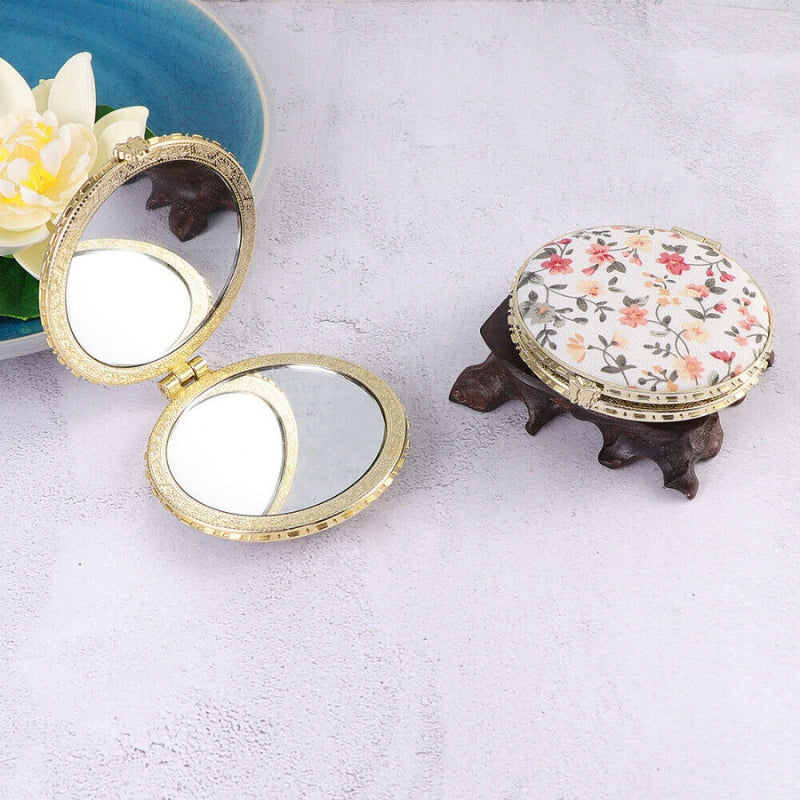 Miroir de Poche en Tissu Glamour