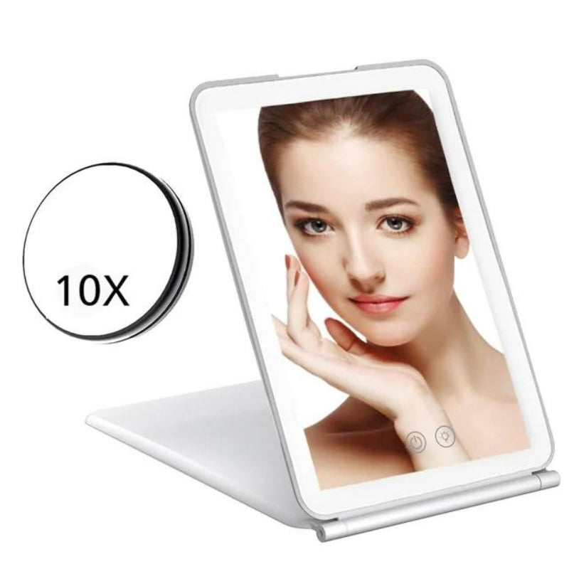 Zoom Mirror: Miroir Led Portable.