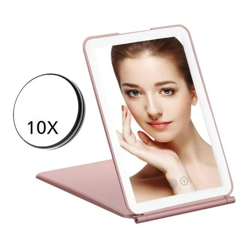Zoom Mirror: Miroir Led Portable.