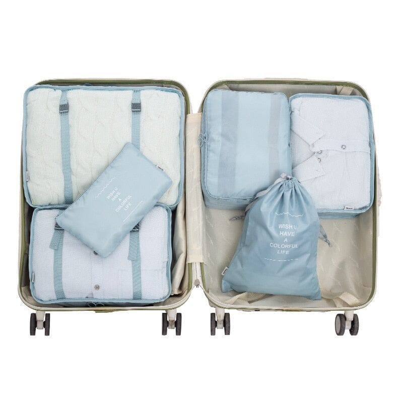 Ensemble de Pochettes Organisatrices pour Valise (Lot de 6)