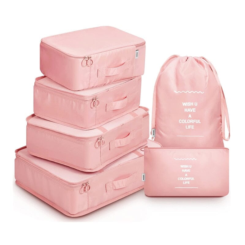 Ensemble de Pochettes Organisatrices pour Valise (Lot de 6)