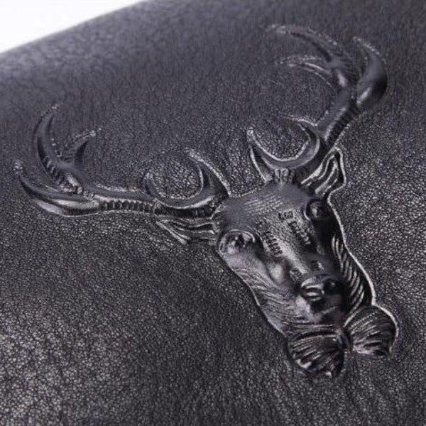 Trousse de Toilette Homme Deep Forest™ en Cuir Noir