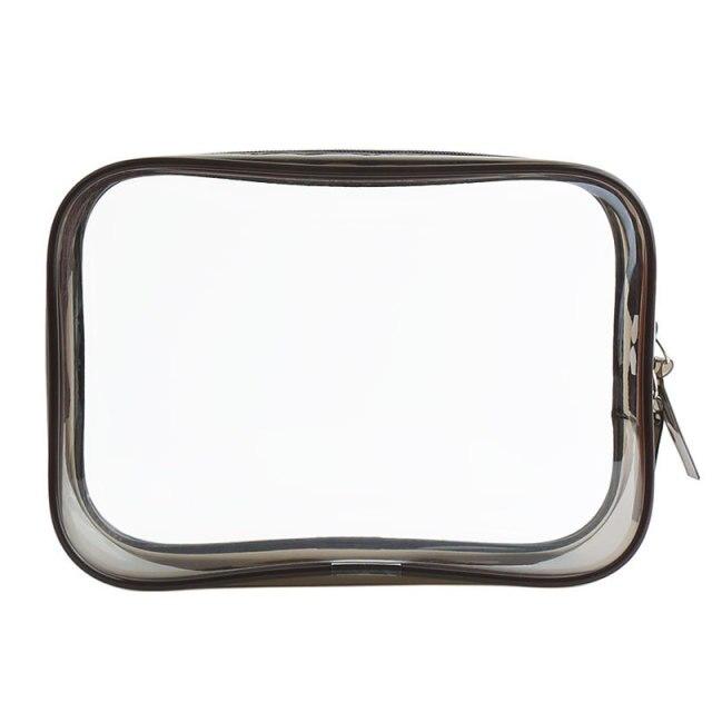 Trousse de Toilette Transparente Vibrante