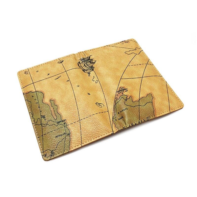 Protège-Passeport Vintage Map