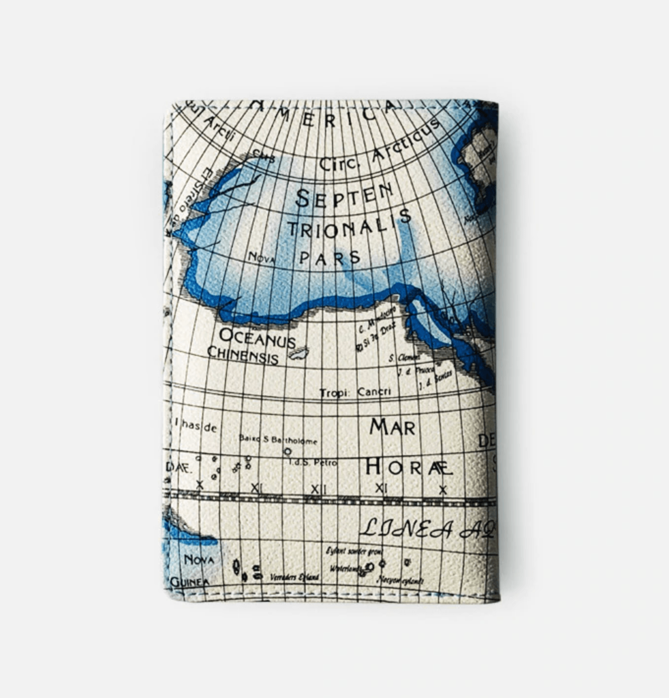 Protège-Passeport Blue Map