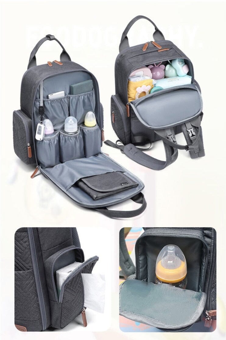 Sac à Dos à Langer Bébé + Tapis à Langer