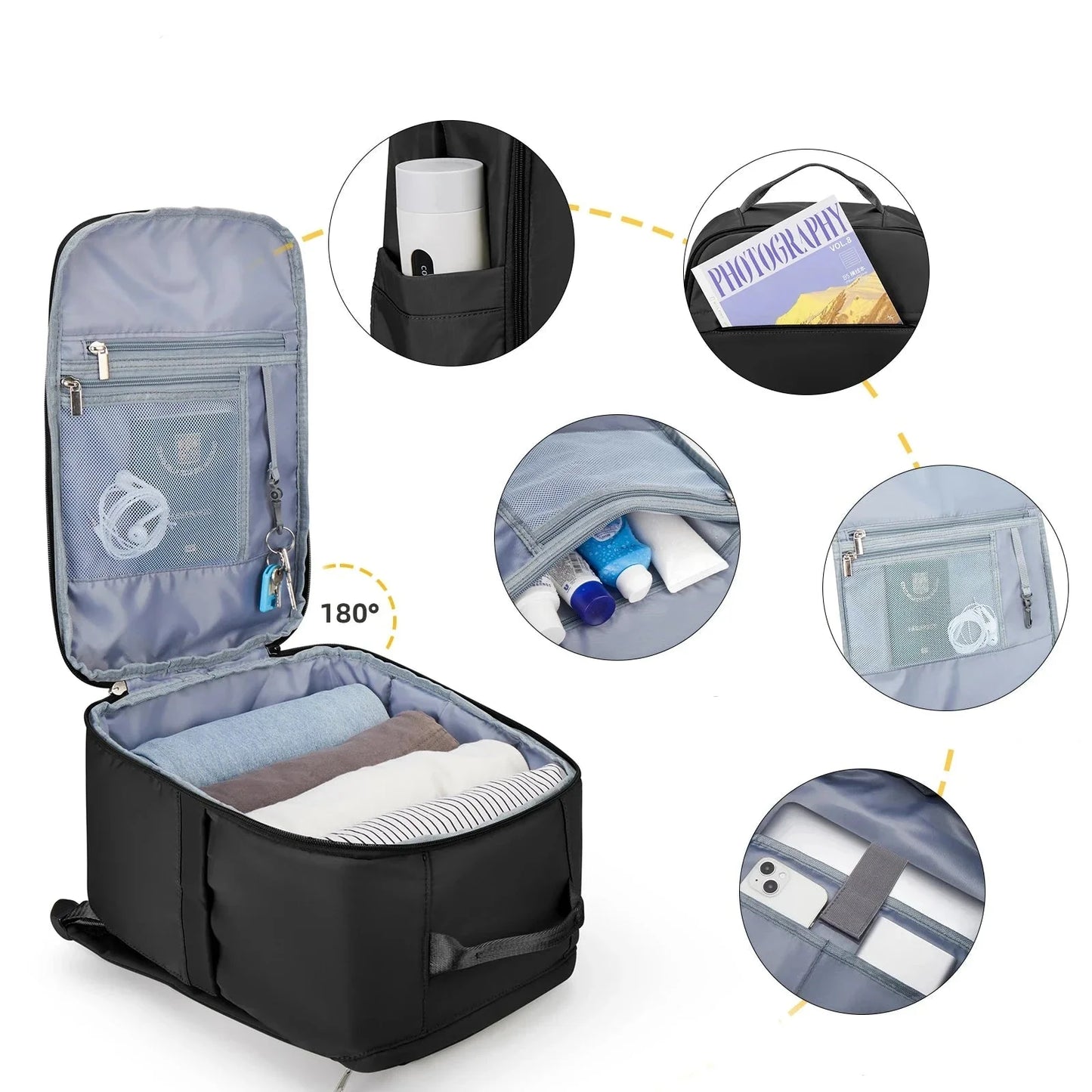 Sac à Dos Cabine Pratique - Taille Idéale