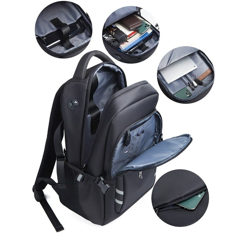 Sac à Dos Connecté pour Homme - Pour Ordinateur Portable (15.6 Pouces)
