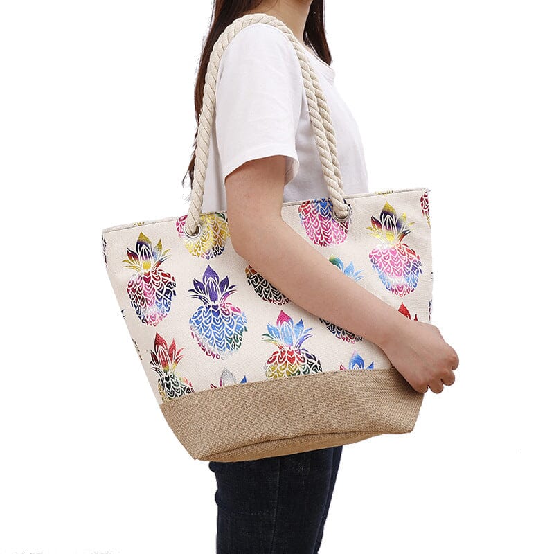 Sac de Plage Bohême Ananas
