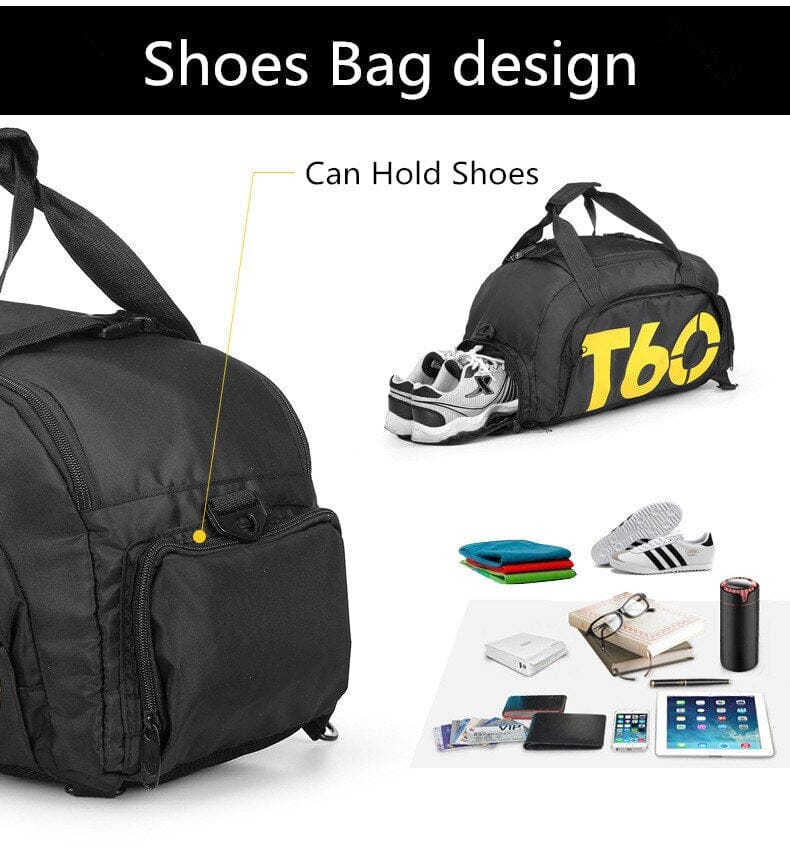 Sac de Sport Compartiment Chaussures T60 Convertible