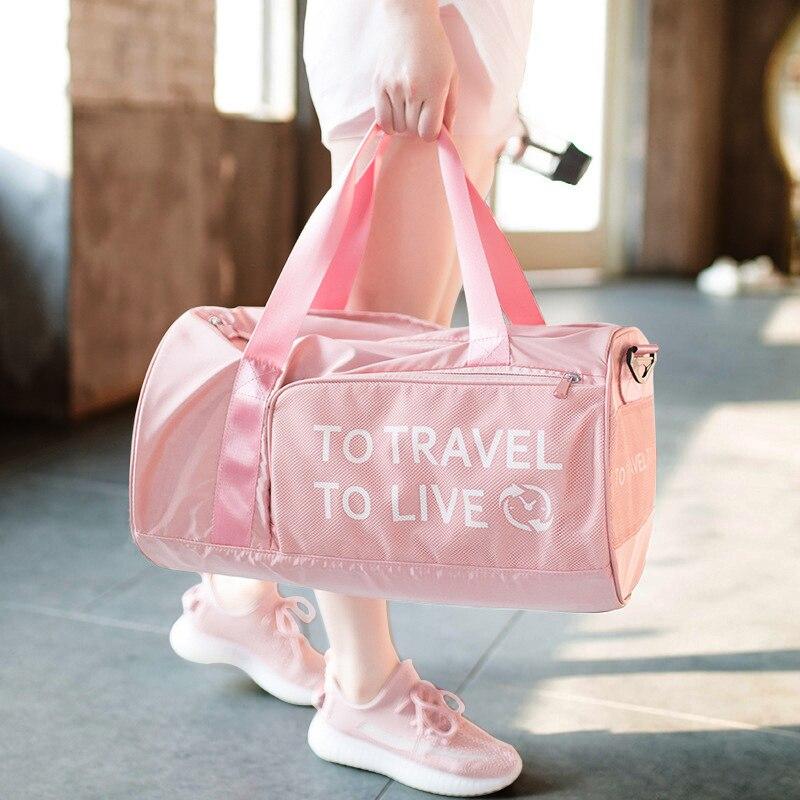 Sac de Voyage To Travel To Live avec Compartiment Chaussures.