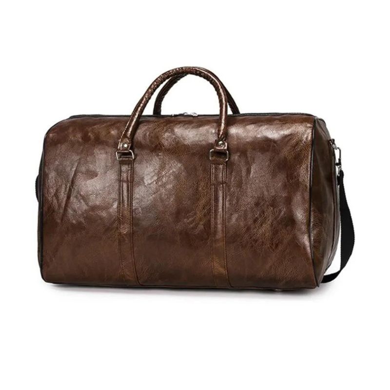 Sac de Voyage Vintage en Similicuir