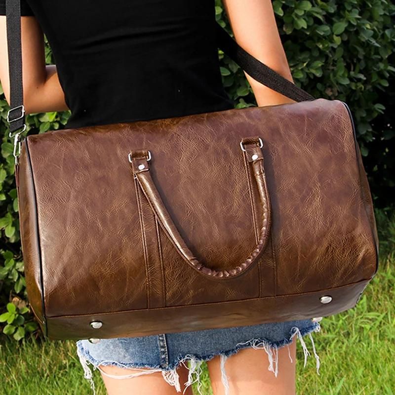 Sac de Voyage Vintage en Similicuir