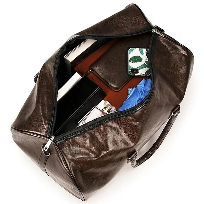 Sac de Voyage Vintage en Similicuir