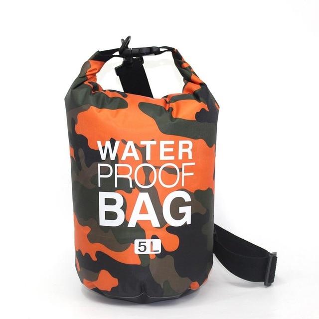 Sac de Voyage Étanche Camouflage Orange - Adventure Seal