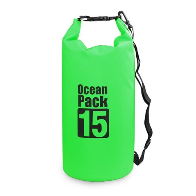 Sac de Voyage Étanche Ocean Pack Vert - Explorez en toute Sécurité