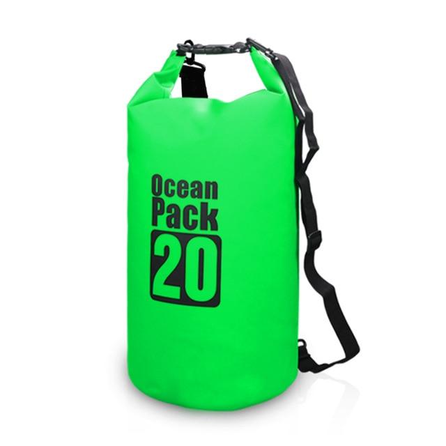 Sac de Voyage Étanche Ocean Pack Vert - Explorez en toute Sécurité