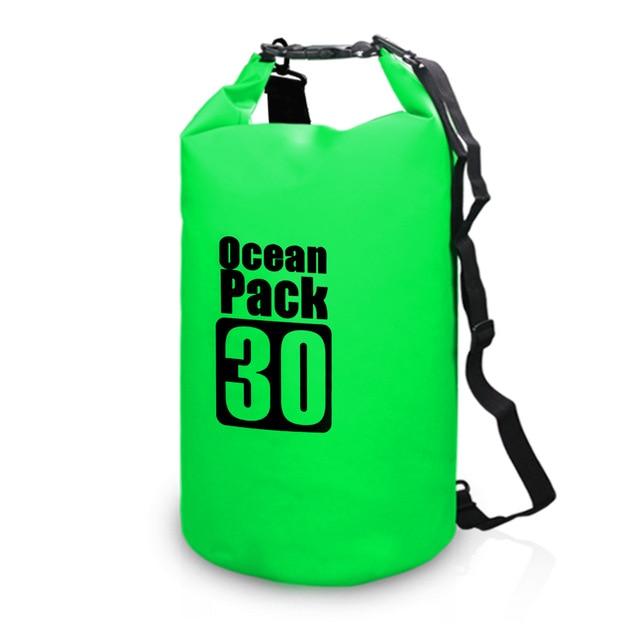 Sac de Voyage Étanche Ocean Pack Vert - Explorez en toute Sécurité
