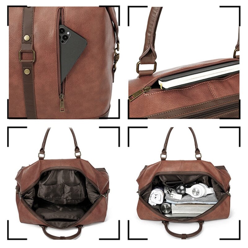 Sac de Voyage Vintage Homme Premium