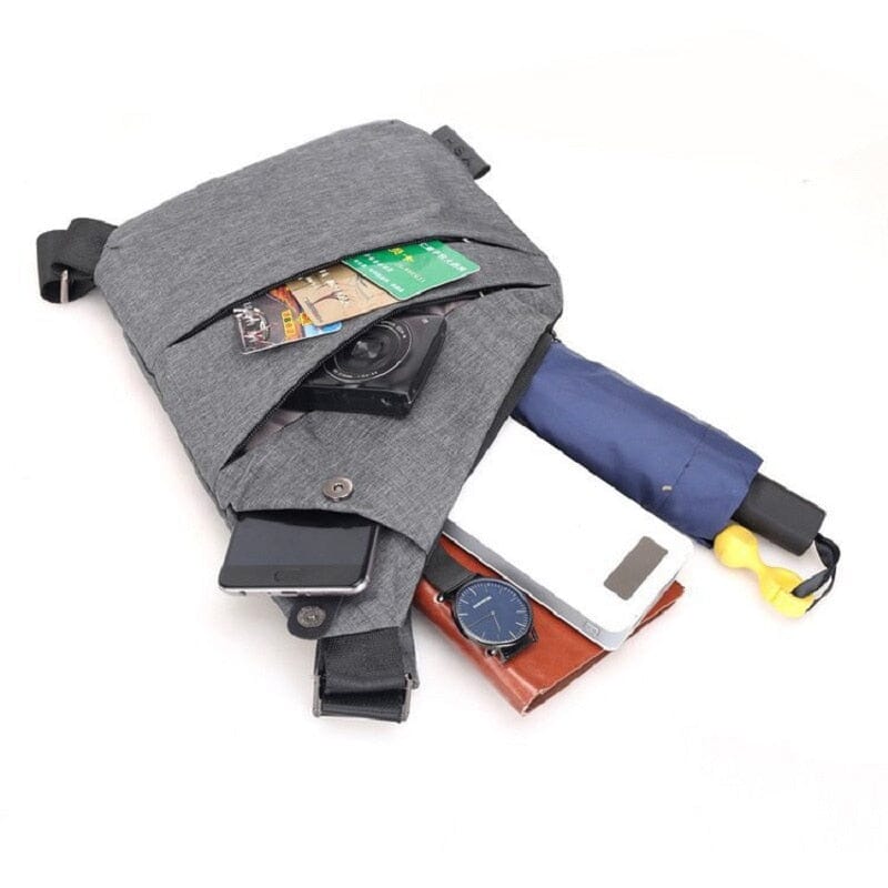 Sac Poitrine Antivol pour Homme en Nylon