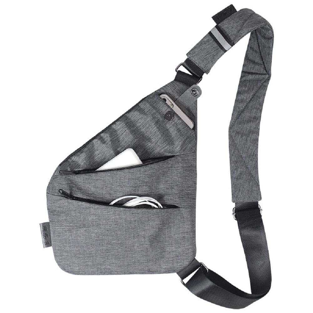 Sac Poitrine Antivol pour Homme en Nylon