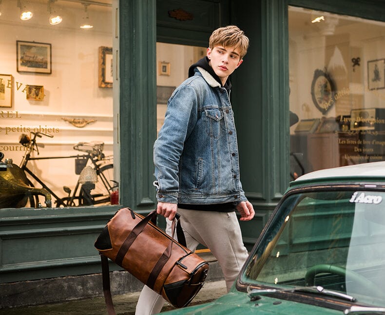 Sac Week-End Vintage Marron