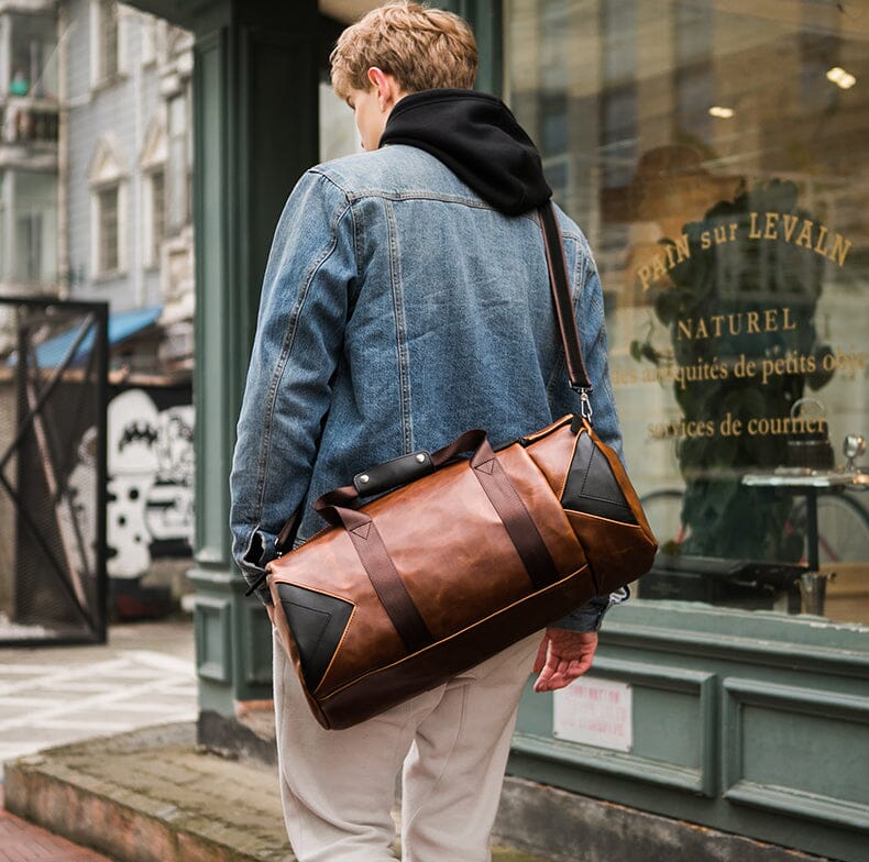 Sac Week-End Vintage Marron
