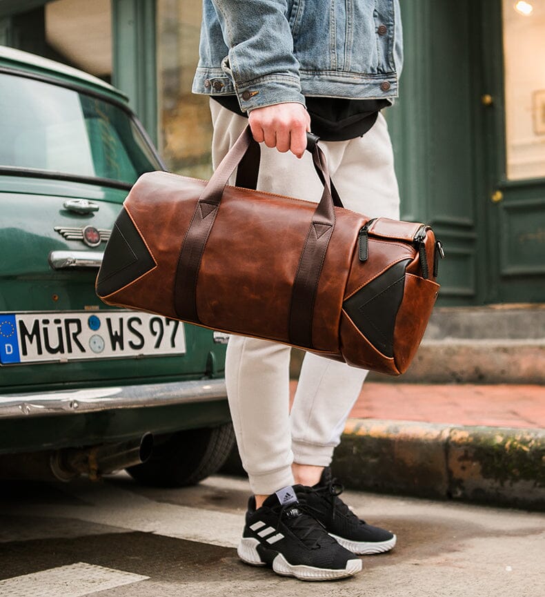 Sac Week-End Vintage Marron