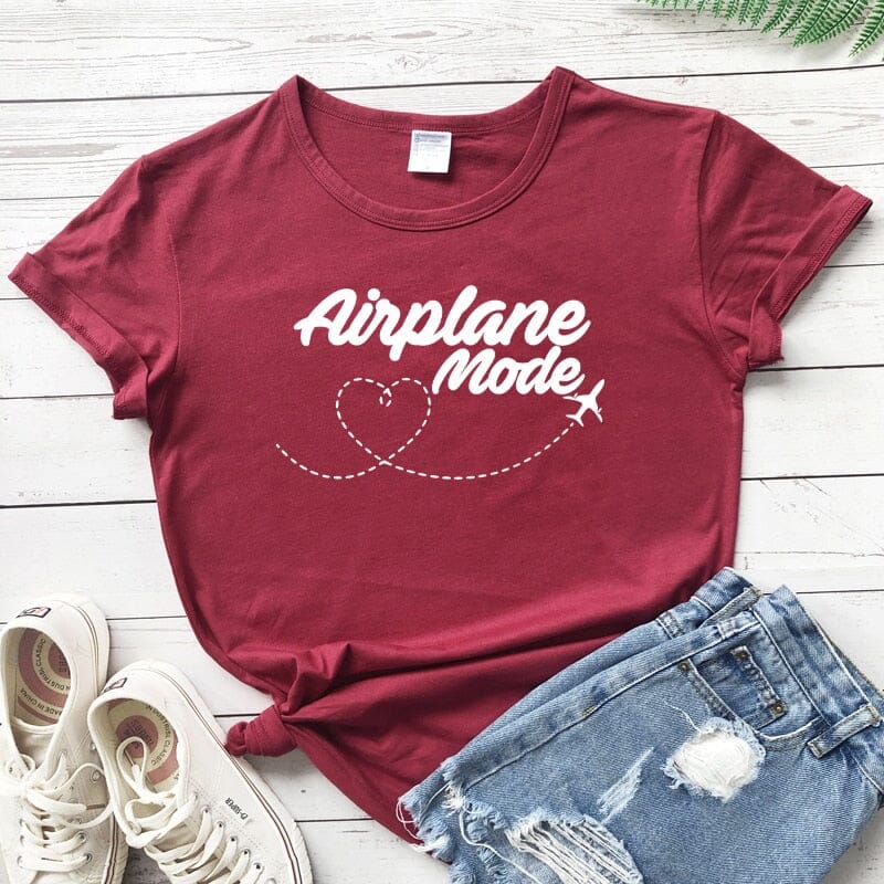 T-Shirt Airplane Mode - Femme
